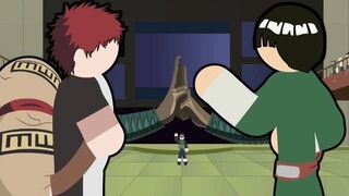 [Stickman Animation] ร็อค ลี VS กาอาระ
