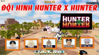 Sử Dụng Đội Hình Hunter X Hunter Mạnh Nhất Đi Leo Top Infinity | ALL STAR TOWER DEFENSE