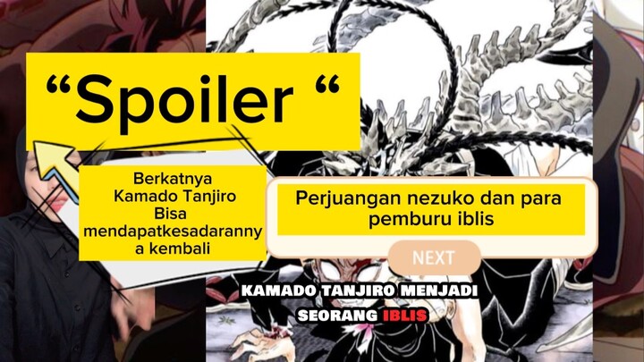 Tanjiro iblis terkuat bisa kembali menjadi manusia karena calon istrinya