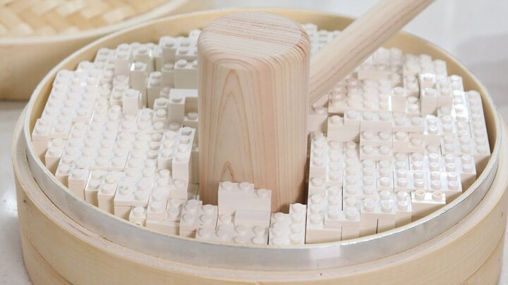 Feast your eyes on! A novel way to make cakes with Lego~ [Creative stop-motion animation]