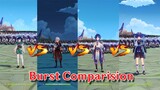 Wanderer (Scaramouch) vs Other!! who is the best?? Gameplay Burst COMPARISON!!