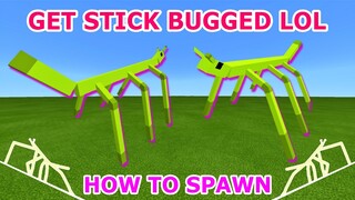 Get STICK BUGGED in Minecraft LOL | How To Spawn Stick Bug