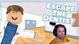 DANTDM PLAYS ESCAPE THE DENTIST OBBY ROBLOX!! (IN MOBILE PHONE!!) | GAMEPLAY