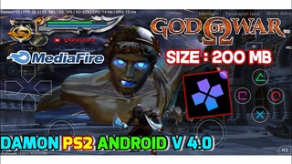 CARA PASANG GOD OF WAR 2 DI ANDROID SIZE: 200MB + SAVEDATA DAMON PS2/AETHERSX2