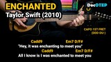 Enchanted - Taylor Swift (2010) Easy Guitar Chords Tutorial with Lyrics Part 1 SHORTS REELS