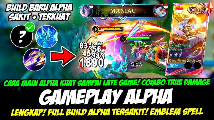 ITEM BARU ALPHA TERKUAT + CARA MAIN ALPHA TERBARU❗BUILD ALPHA TERSAKIT❗GAMEPLAY ALPHA TOP GLOBAL