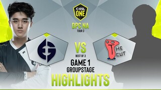 Game 1: EG vs The Cut | BO3 | DPC NA 2022 Tour 3: Division I