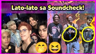 SB19 lato-lato challenge sa soundcheck, Day 1 of Pagtatag Manila Concert!