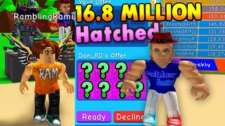 Meeting The Nr 1 Egg Hatcher in Roblox Bubble Gum Simulator