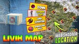TOP 30 Web Shooter Location In Livik Map In Spider Man Mode In Pubg Mobile | Web Shooter Location
