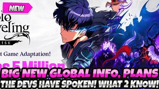 *BIG NEW GLOBAL INFO & PLANS!!* THE DEVS HAVE SPOKEN! EVERYTHING WE KNOW! (Solo Leveling Arise)