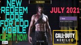 *July 2021* Call Of Duty Mobile New Redeem Code | Cod Mobile Redeem Code