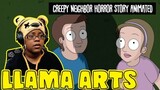 Llama Arts "Creepy Neighbor Horror Story Animated" REACTION