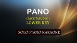 PANO ( LOWER KEY ) ( ZACK TABUDLO ) COVER_CY