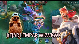 KEJAR LEMPARIN AJA:)