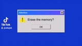 Erase the memory?