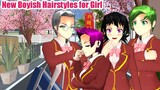 New Boyish Hairstyles for Girl | Sakura School Simulator| Tutorial