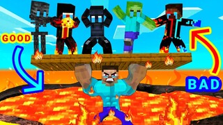 Monster School : Hero Baby Herobrine Rescue Parent and Boss - Happy ending - Minecraft Animation