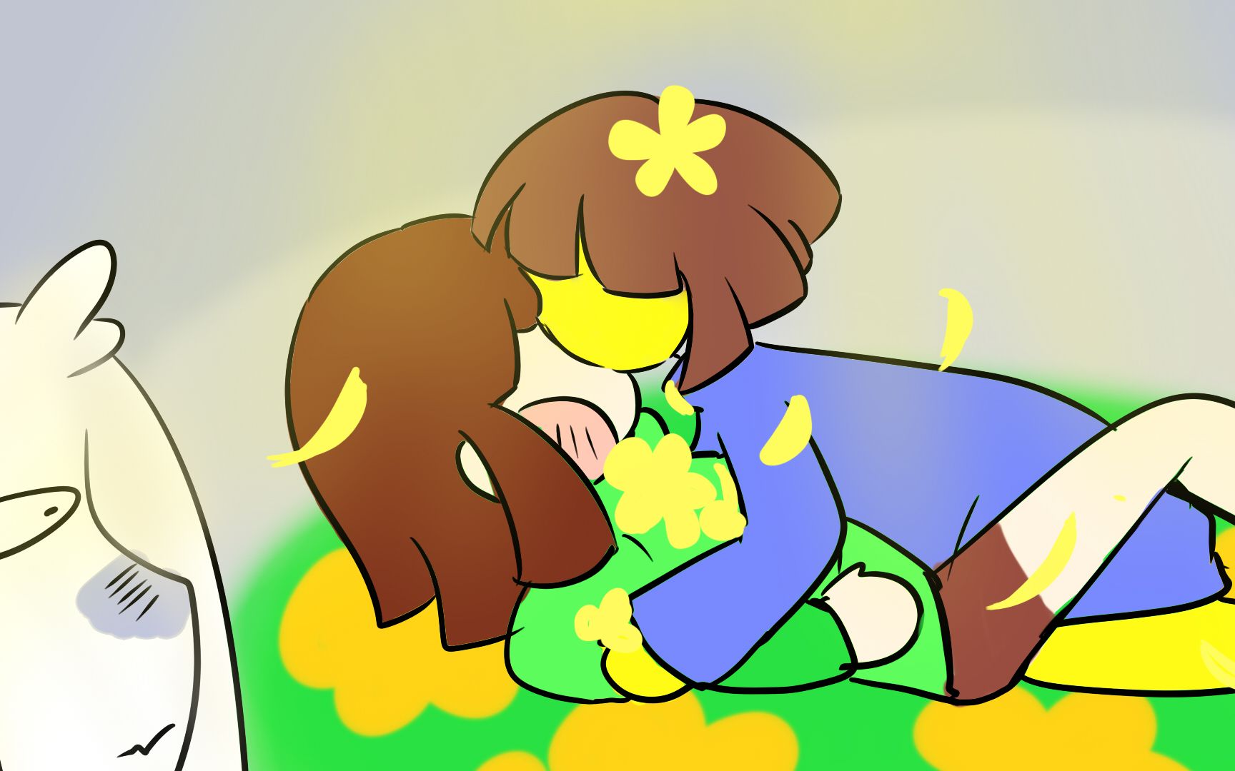 ask】Frisk and Chara kiss? ! ! - BiliBili