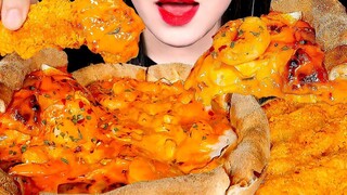 ASMR ROSÉ PIZZA ไก่ซื้อ MUKBANG EATING SOUNDS