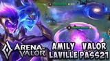 NEW: AMILY & LAVILLE COSMOS - ASTRAL WALKER SKINS (VALOR PASS 21) | ARENA OF VALOR