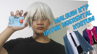 udah malsuin KTP trus kostumnya pengen dicolong juga lagi