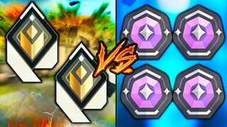 VALORANT: 2 Radiant's VS 4 Diamonds - Who Wins?