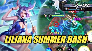 AOV : Liliana Summer Bash Gameplay - Arena Of Valor