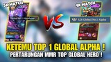 KETEMU TOP 1 GLOBAL ALPHA ! PERTARUNGAN MMR HERO ! Stenly Top Global Hayabusa Gameplay