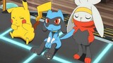 [เอลฟ์ อัศวิน] Gengar โจมตี Ash Pikachu โกรธมาก