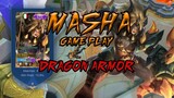 TOPon Masha Gameplay - Dragon Armor || Masha Dragon Tamer || MLBB