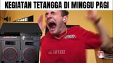 Kegiatan tetangga di Minggu Pagi... (Azel Meme)