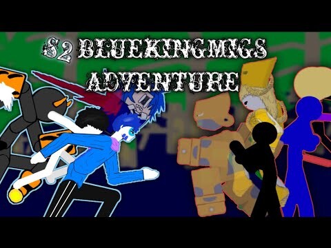 Non Stand Users VS Stand Users | Bluekingmigs Adventure Season 2 - Ep 5 (DC2/STICK NODES)