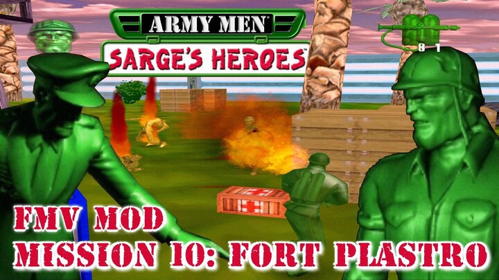 Army Men: Sarge's Heroes - Mission 10: Fort Plastro - Sega Dreamcast
