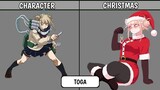 MY HERO ACADEMIA CHARACTERS IN CHRISTMAS OUTFIT | PlayNetCity