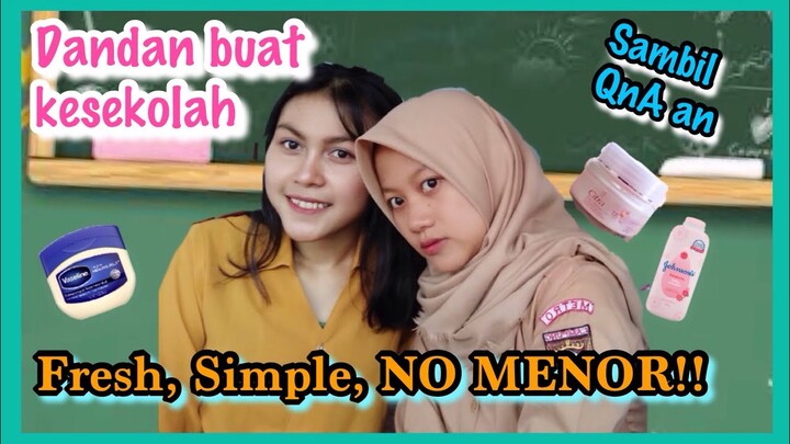 LOOK MAKE UP KESEKOLAH TERSIMPEL ft NNJ Channel #NMY Hijab Tutorials