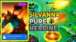 SILVANNA PURE HEROINE STARLIGHT SKIN SCRIPT - 100% WORKING, WITH LOBBY, FULL EFFECTS || MLBB