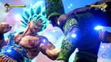 Jump Force (Super Saiyan Blue Goku) vs (Perfect Cell) 1080p HD