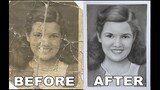 HOW TO DRAW OLD/DAMAGED PHOTO USING CHARCOAL
