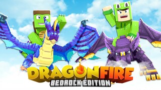 We almost LOST this DRAGON EGG! - DragonFire Bedrock Edition