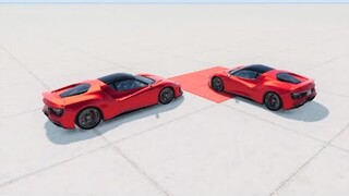 T-bone collision at different speeds (100, 200, 300)