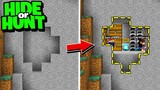 I made a SECRET Minecraft MOUNTAIN base! (Hide Or Hunt)
