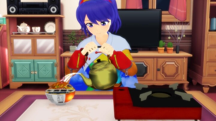 (MMD·3D) เมื่อสาว ๆ จากเกม Touhou Project มากินข้าวด้วยกัน 