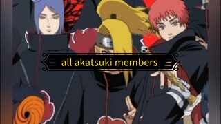 #akatsuki all members