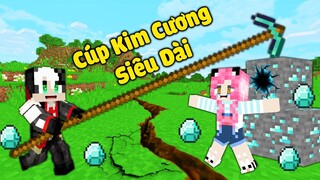 REDHOOD THỬ THÁCH TROLL MỀU BẰNG CÚP KIM CƯƠNG SIÊU DÀI TRONG MINECRAFT*MỀU CÓ CÂY CÚP DÀI 100 BLOCK