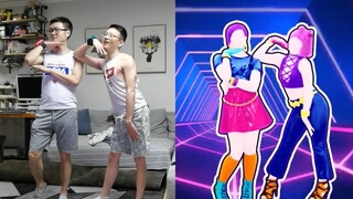 【Just Dance 2020】Two boys play for the first time and become sisters in seconds