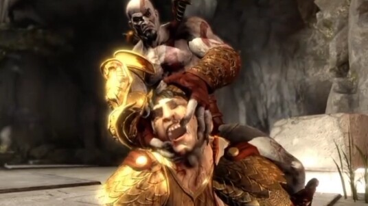 Kratos: Already ripped his head off #meme