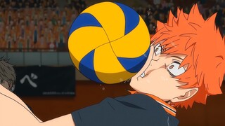 ハイキュー!! TO THE TOP - 日向が常に彼の攻撃を見抜くと、宮治はパニックに陥ります | Hinata using face to received