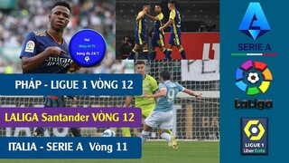 Tin bóng đá kết quả giải Serie A vòng 11, LaLiga Vòng 12, Ligue Vòng 12