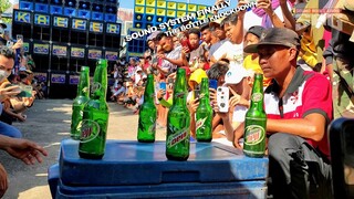 UBUSAN NG LAKAS! BOTTLE KNOCKDOWN | 1 ON 1  KINGSTONE VS. KAEFER  BATTLE OF THE SOUNDS 2022